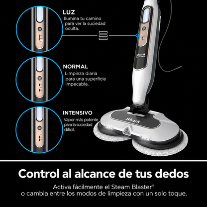 Mopa Multifuncional Trapeador a Vapor SharkPower - Limpieza Profunda de Pisos