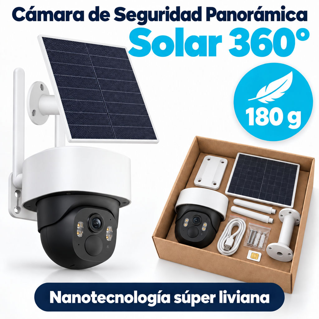 Cámara de Seguridad Panorámica 4G